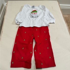 Mud Pie Toddler Christmas matching Set